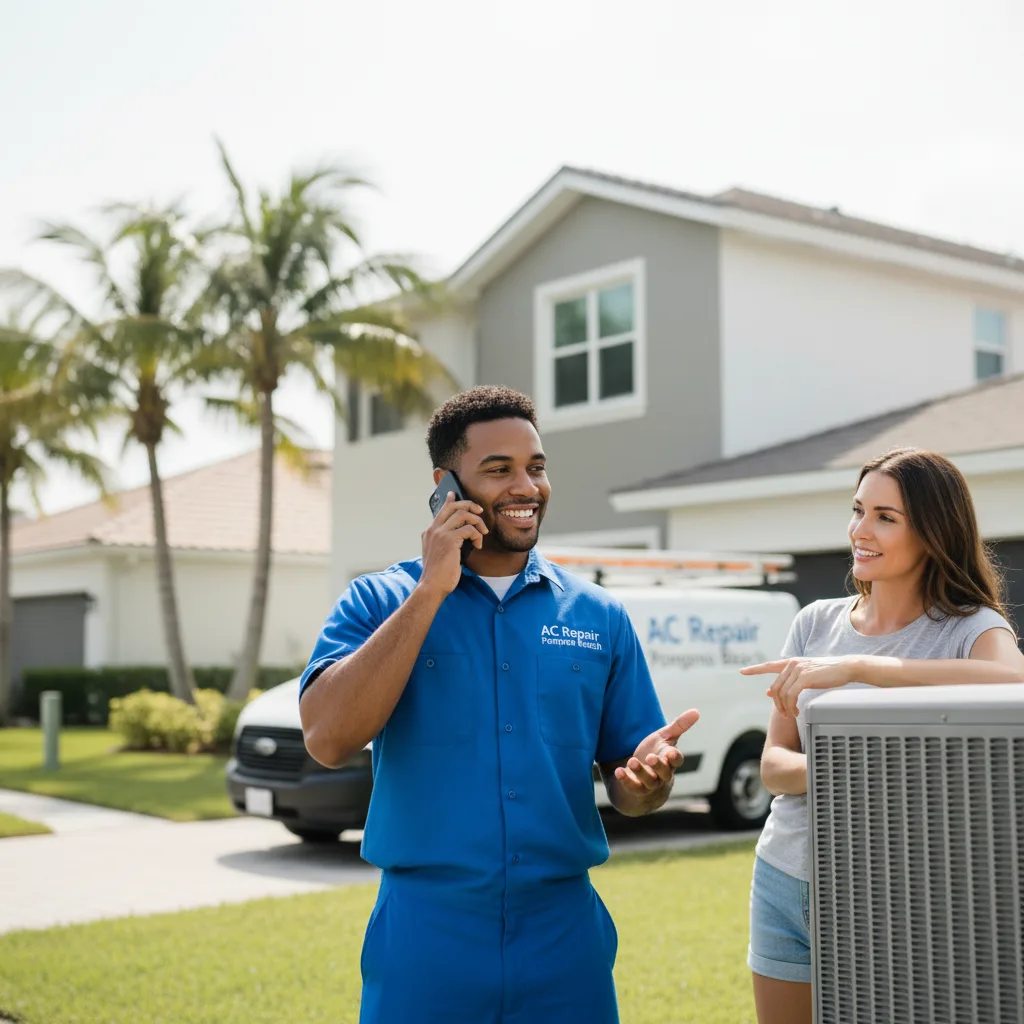 AC Repair Pompano Beach customer support in Marlton